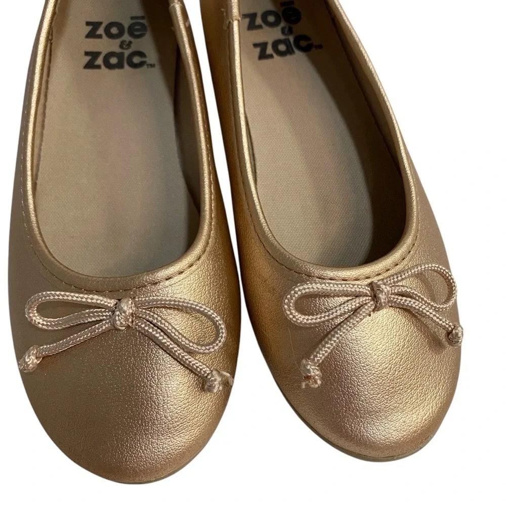 ZOE & ZAC Shoes Ballet Flats Size 13 Rose Gold Padded Footbed